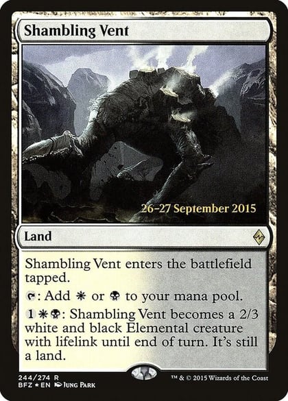 Shambling Vent, Prerelease Cards 244