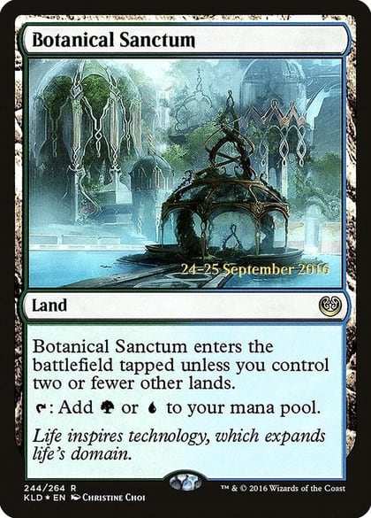 Botanical Sanctum (KLD), Prerelease Cards 244