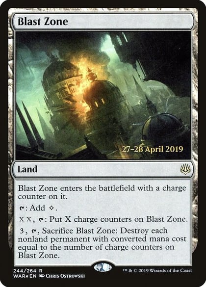 Blast Zone (WAR), Prerelease Cards 244