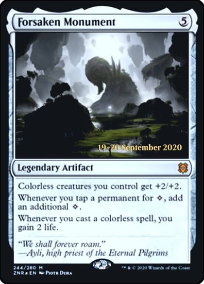 Forsaken Monument, Prerelease Cards 244