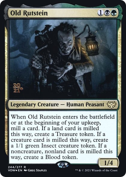 Old Rutstein, Prerelease Cards 244