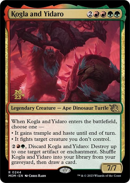 Kogla and Yidaro, Prerelease Cards 244