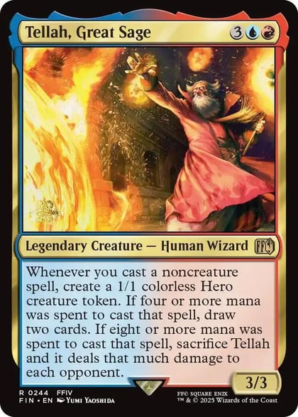 Tellah, Great Sage, Prerelease Cards 244