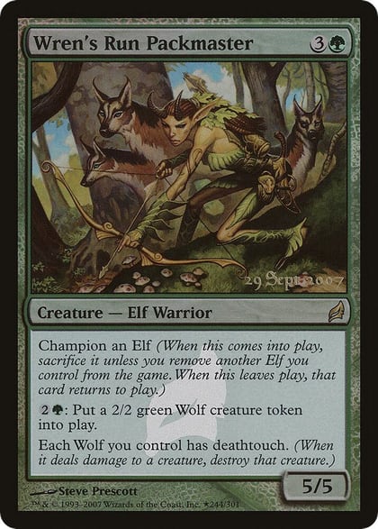 Wren's Run Packmaster, Prerelease Cards 244