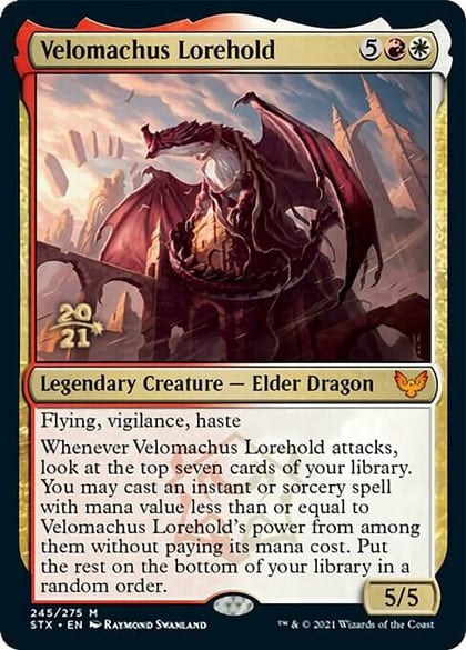 Velomachus Lorehold, Prerelease Cards 245