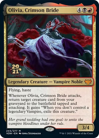 Olivia, Crimson Bride, Prerelease Cards 245