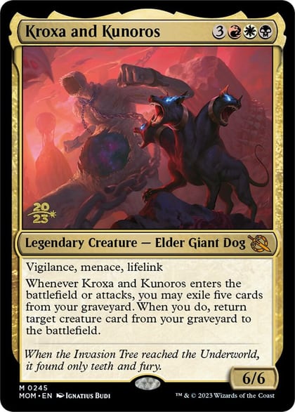 Kroxa and Kunoros, Prerelease Cards 245