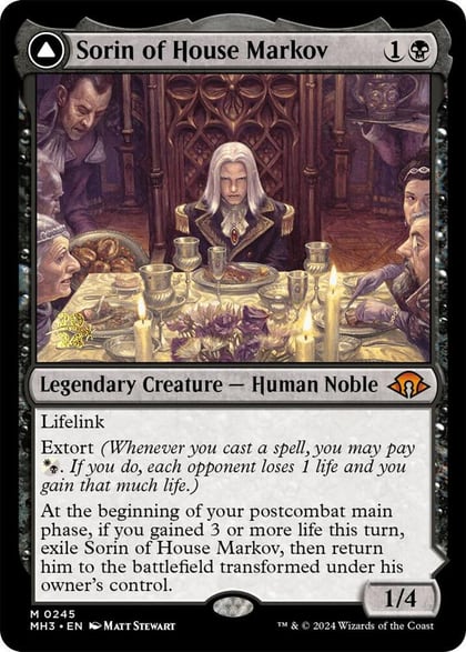 Sorin of House Markov, Prerelease Cards 245