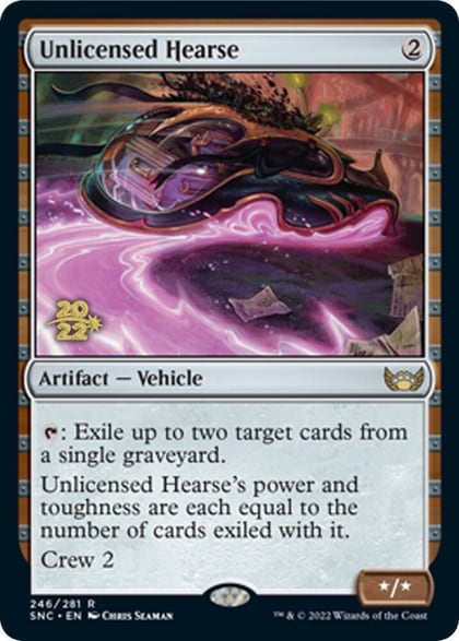 Unlicensed Hearse, Prerelease Cards 246