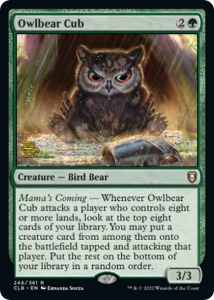 Owlbear Cub, Prerelease Cards 246