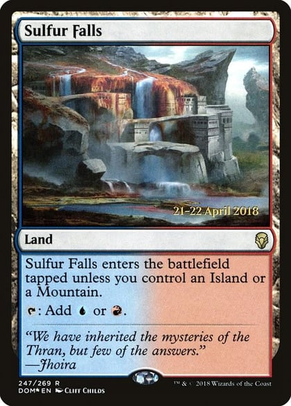 Sulfur Falls, Prerelease Cards 247