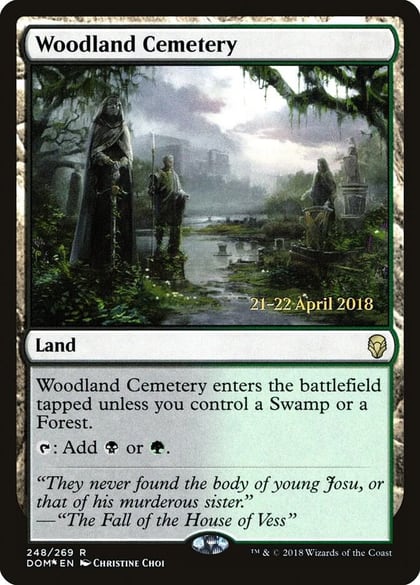 Woodland Cemetery, Prerelease Cards 248