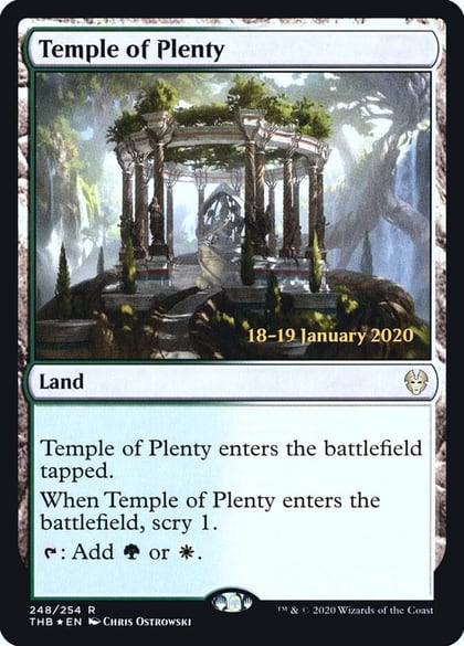 Temple of Plenty, Prerelease Cards 248