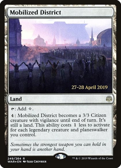 Mobilized District, Prerelease Cards 249
