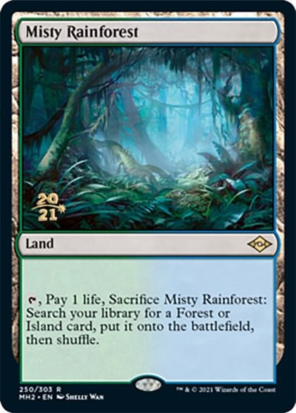 Misty Rainforest, Prerelease Cards 250