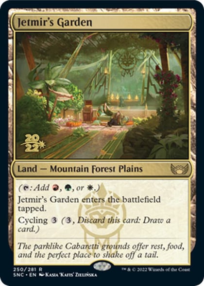 Jetmir's Garden, Prerelease Cards 250