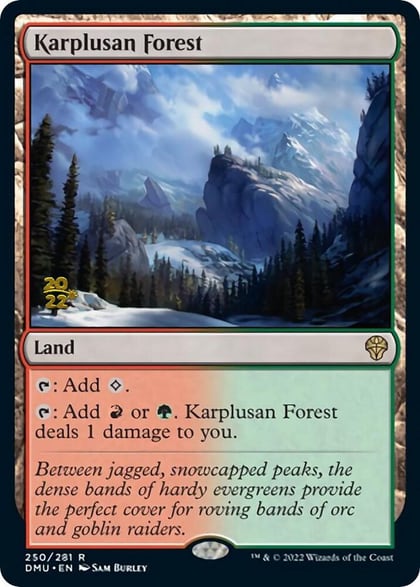 Karplusan Forest, Prerelease Cards 250