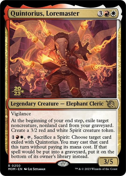 Quintorius, Loremaster, Prerelease Cards 250