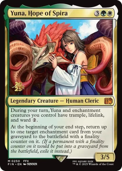 Yuna, Hope of Spira, Prerelease Cards 250