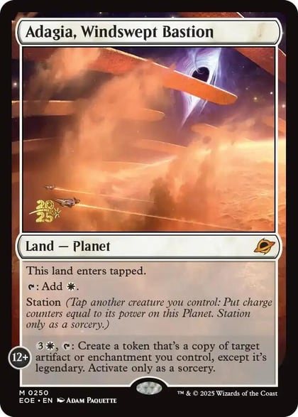 Adagia, Windswept Bastion, Prerelease Cards 250