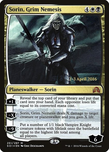 Sorin, Grim Nemesis, Prerelease Cards 251