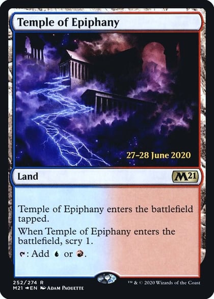 Temple of Epiphany (M21), Prerelease Cards 252