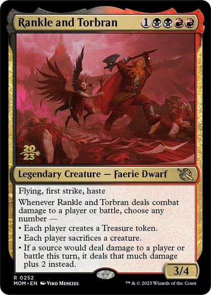 Rankle and Torbran, Prerelease Cards 252