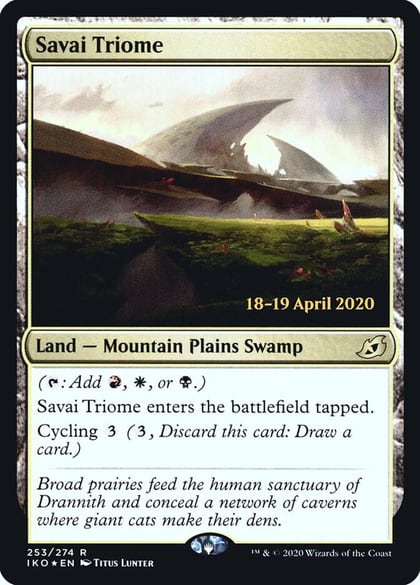 Savai Triome, Prerelease Cards 253