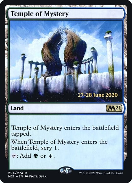 Temple of Mystery (M21), Prerelease Cards 254