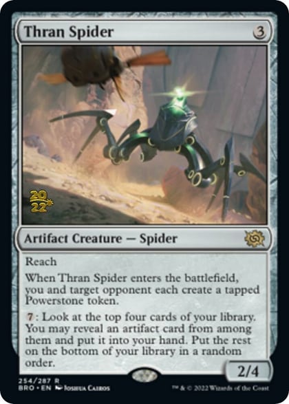 Thran Spider, Prerelease Cards 254