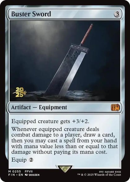 Buster Sword, Prerelease Cards 255