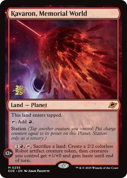 Kavaron, Memorial World, Prerelease Cards 255