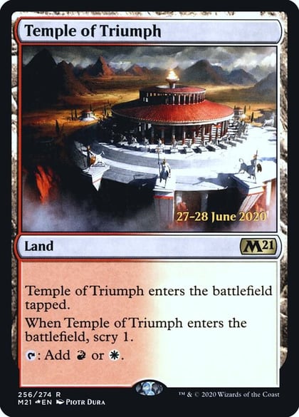Temple of Triumph (M21), Prerelease Cards 256