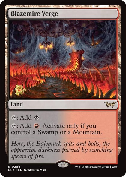 Blazemire Verge, Prerelease Cards 256