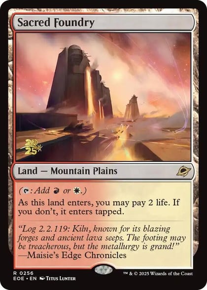 Sacred Foundry, Prerelease Cards 256