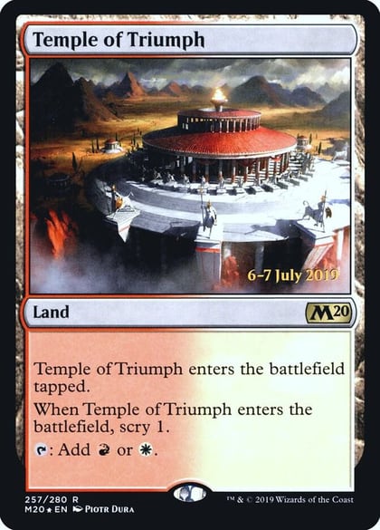 Temple of Triumph (M20), Prerelease Cards 257