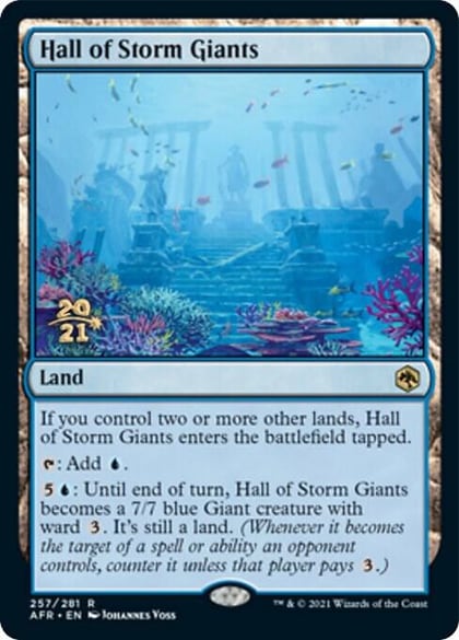 Hall of Storm Giants, Prerelease Cards 257