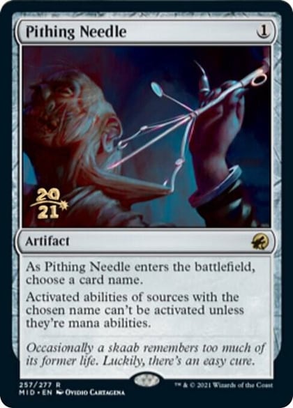 Pithing Needle, Prerelease Cards 257