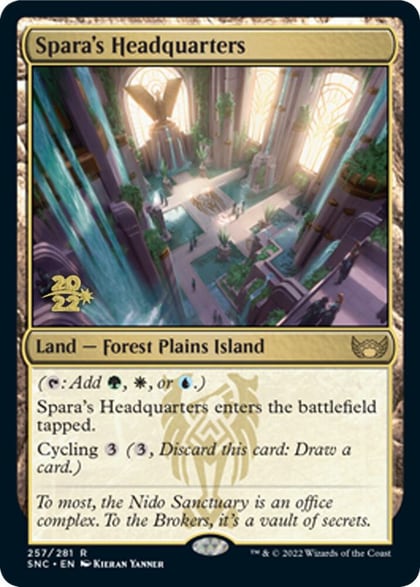 Spara's Headquarters, Prerelease Cards 257