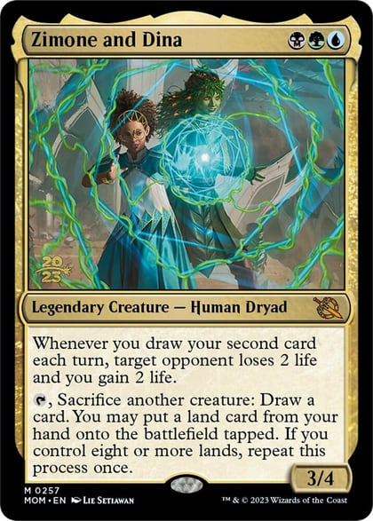 Zimone and Dina, Prerelease Cards 257