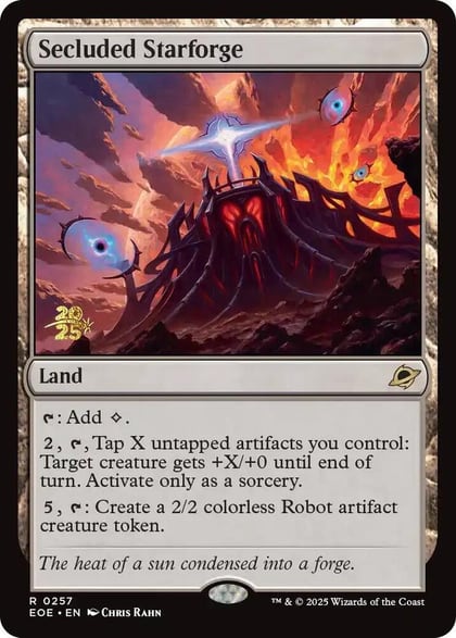 Secluded Starforge, Prerelease Cards 257