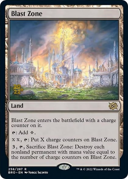 Blast Zone (BRO), Prerelease Cards 258