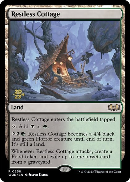 Restless Cottage, Prerelease Cards 258