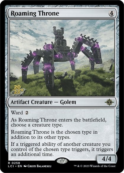Roaming Throne, Prerelease Cards 258