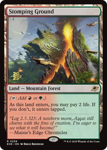 Stomping Ground, Prerelease Cards 258