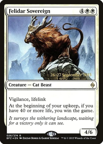 Felidar Sovereign, Prerelease Cards 26