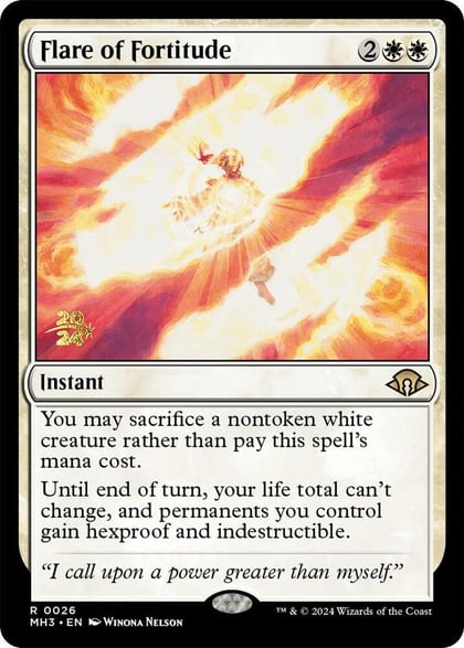Flare of Fortitude, Prerelease Cards 26
