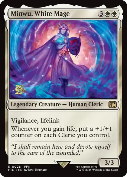 Minwu, White Mage, Prerelease Cards 26
