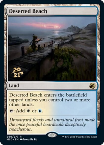 Deserted Beach, Prerelease Cards 260