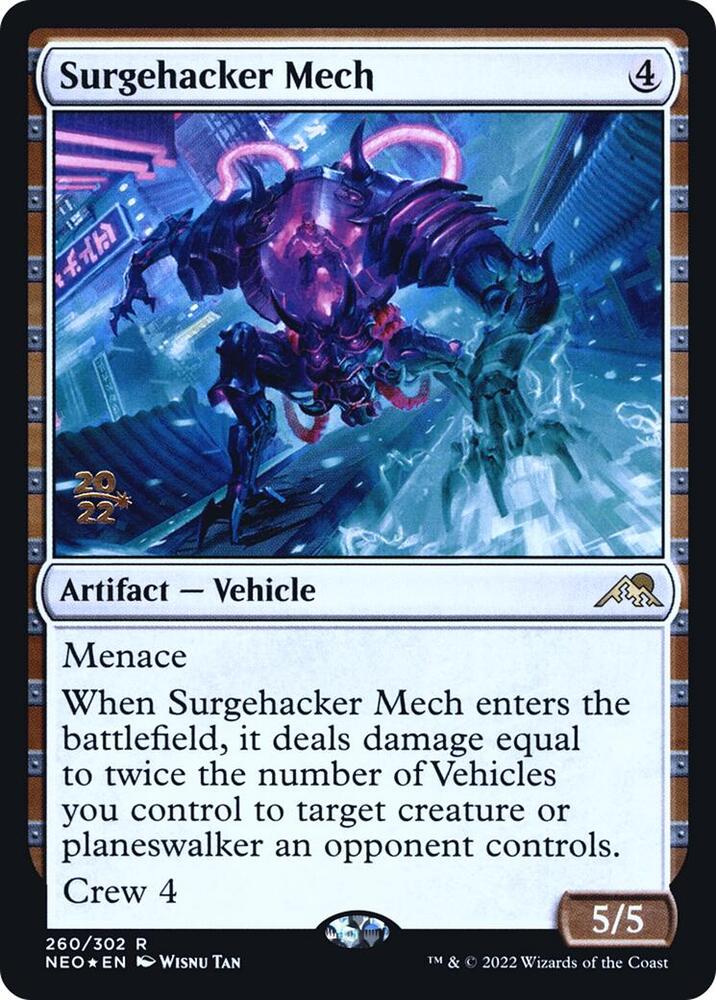 Surgehacker Mech, Prerelease Cards 260